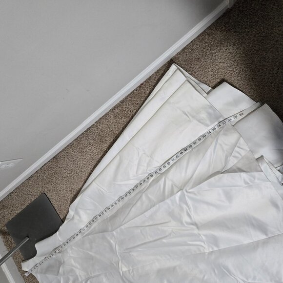 8 (also ~6) Y2K Vintage Scott McClintock Millennium 2000 White Satin Gown - Picture 8 of 9